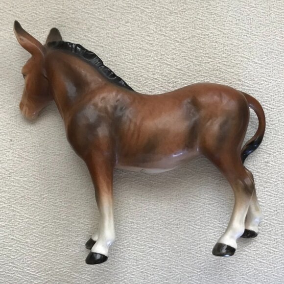 Vintage Ceramic "Lefton's" Donkey/Mule figurine - Picture 2 of 8